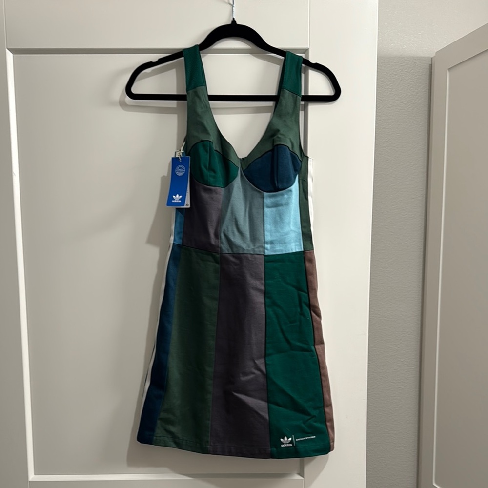 Adidas Multicolor Patchwork Dress